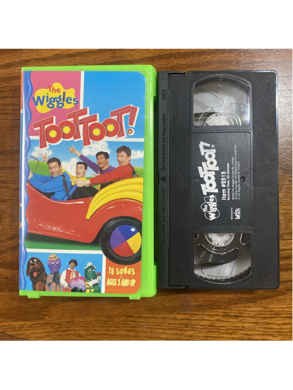The Wiggles Toot Toot Vhs Classic Greg Era Kids Songs Complete Tested